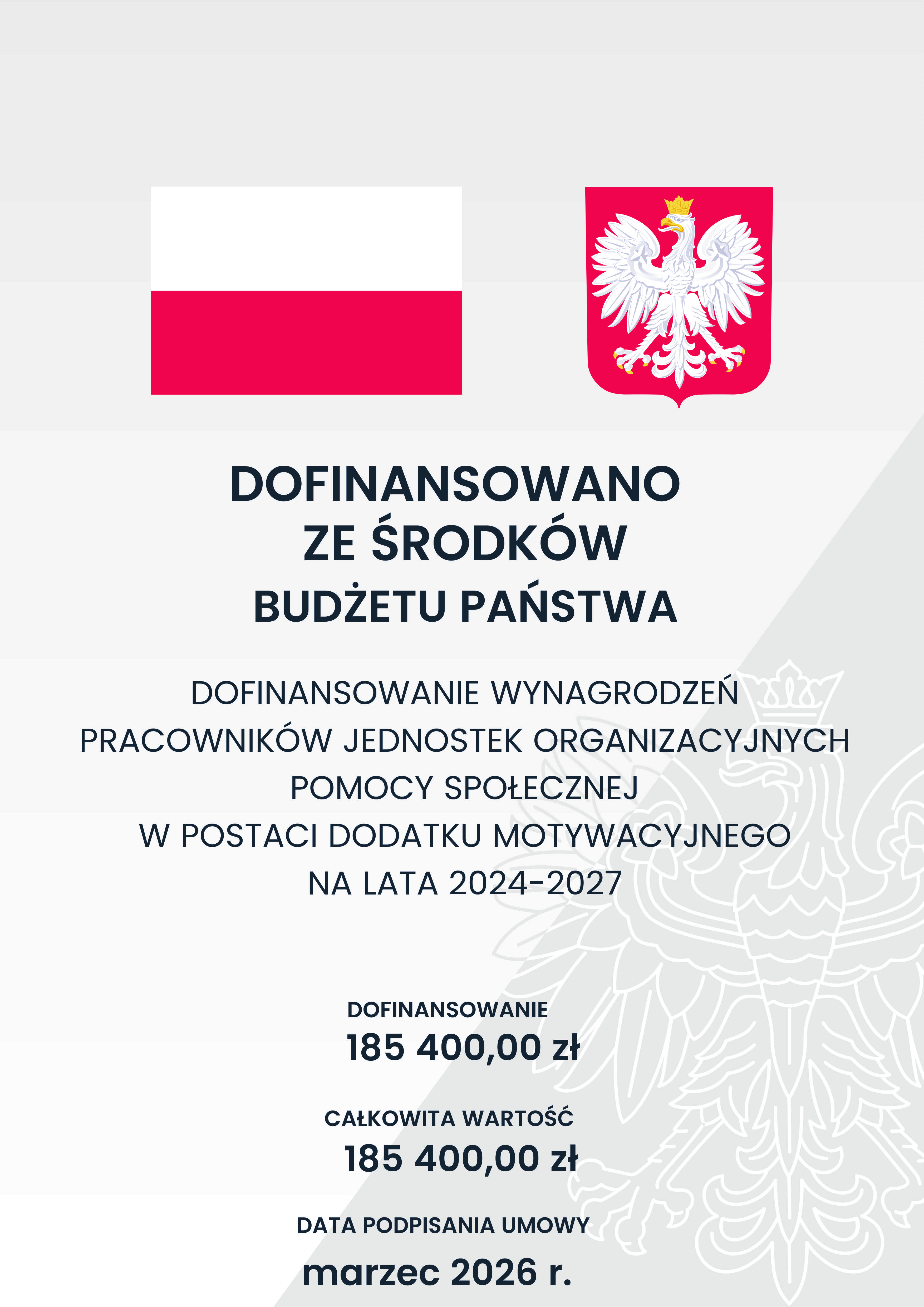Plakat dodatek motywacyjny