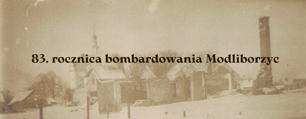 83. rocznica bombardowania Modliborzyc