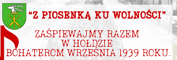 plakat „Z piosenką ku wolności”