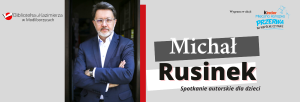 Michał Rusinek w Bibliotece u Kazimierza