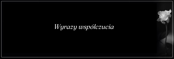 Wyrazy współczucia