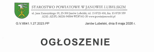 Spotkanie informacyjne w sprawie prac geodezyjnych związanych z modernizacją ewidencji gruntów i budynków.