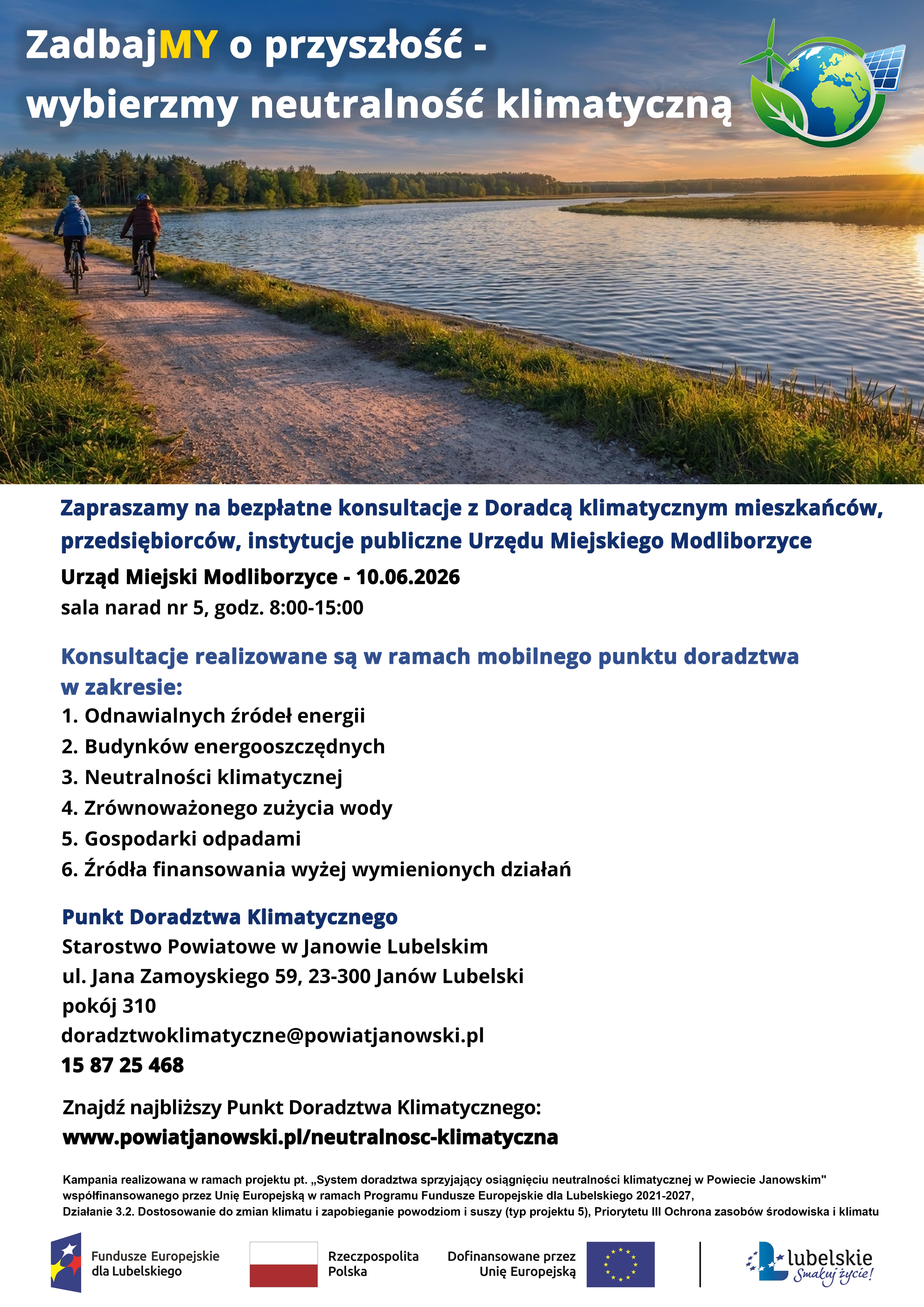 Doradztwo klimatyczne - plakat